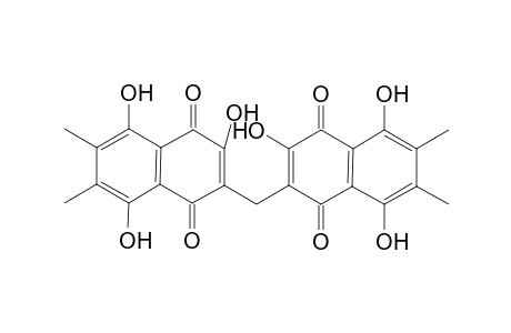 Methylene-3,3'-bi(2-hydroxy-6,7-dimethylnaphthazarine)