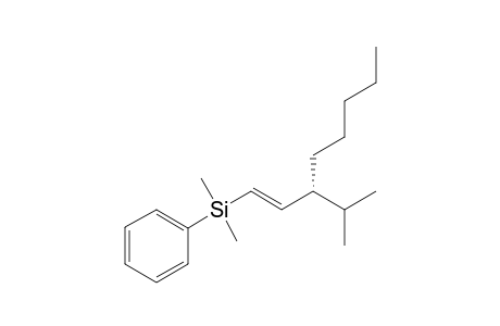 (+)-(3R,1E)-(3-Isopropyl-oct-1-enyl)-dimethylphenyl silane