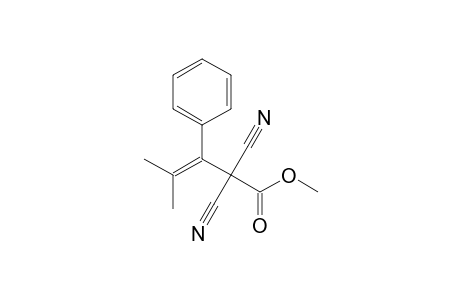 Methyl 2,2-Dicyano-4-methyl-3-phenylpent-3-enoate