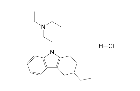 9-[2'-(N,N-Diethylamino)ethyl]-3-ethyl-1,2,3,4-tetrahydrocarbazole - hydrochloride