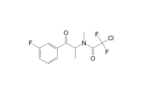 3-Fluoromethcathinone, N-chlorodifluoroacetyl-