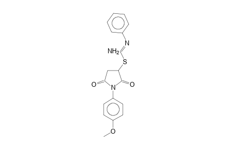 2-[1-(4-methoxyphenyl)-2,5-dioxo-pyrrolidin-3-yl]-3-phenyl-isothiourea