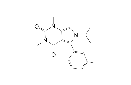 6-isopropyl-1,3-dimethyl-5-(3-methylphenyl)-1H-pyrrolo[3,4-d]pyrimidine-2,4(3H,6H)-dione