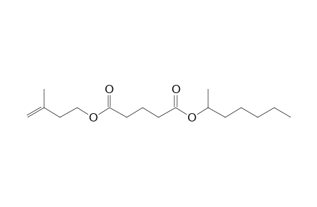 Glutaric acid, hept-2-yl 3-methylbut-3-en-1-yl ester