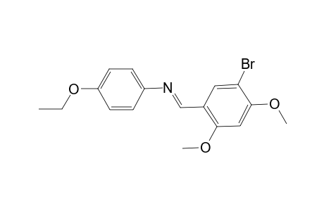 N-[(E)-(5-Bromo-2,4-dimethoxyphenyl)methylidene]-4-ethoxyaniline
