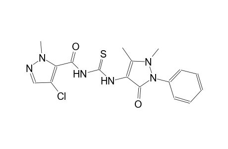 N-[(4-chloro-1-methyl-1H-pyrazol-5-yl)carbonyl]-N'-(1,5-dimethyl-3-oxo-2-phenyl-2,3-dihydro-1H-pyrazol-4-yl)thiourea