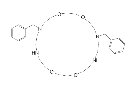7,22-bis(phenylmethyl)-1,4,13,16-tetraoxa-7,10,19,22-tetrazacyclotetracosane