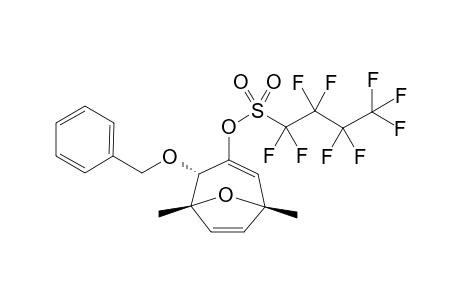 (1R,2S,5S)-4-Benzyloxy-1,5-dimethyl-8-oxabicyclo[3.2.1]octa-2,6-dien-3-yl Nonaflate