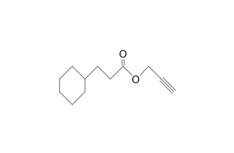 3-Cyclohexy-propanoic acid, prop-2-ynyl ester