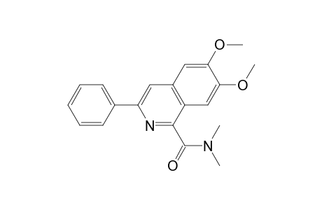 6,7-Dimethoxy-N,N-dimethyl-3-phenylisoquinoline-1-carboxamide