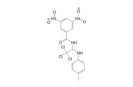 3,5-dinitro-N-[2,2,2-trichloro-1-(4-toluidino)ethyl]benzamide