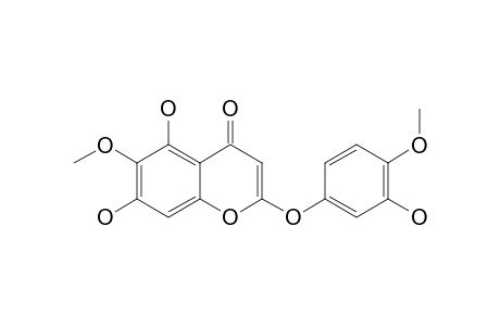 TENUIFLORIN_A;5,7-DIYHDROXY-2-(3-HYDROXY-4-METHOXYPHENOXY)-6-METHOXYCHROMONE