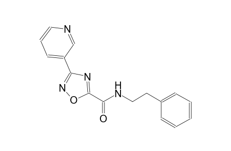 1,2,4-oxadiazole-5-carboxamide, N-(2-phenylethyl)-3-(3-pyridinyl)-