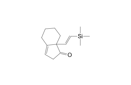 1H-Inden-1-one, 2,4,5,6,7,7a-hexahydro-7a-[2-(trimethylsilyl)ethenyl]-, (E)-