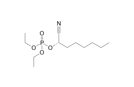 (S)-2-(Diethylphosphoryloxy)-octanenitrile