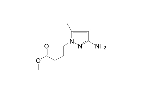 1H-Pyrazole-1-butanoic acid, 3-amino-5-methyl-, methyl ester