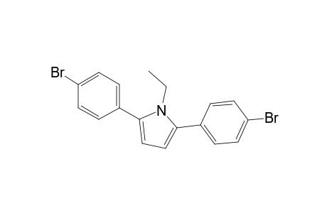 1H-Pyrrole, 2,5-bis(4-bromophenyl)-1-ethyl-