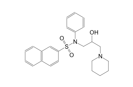 2-naphthalenesulfonamide, N-[2-hydroxy-3-(1-piperidinyl)propyl]-N-phenyl-