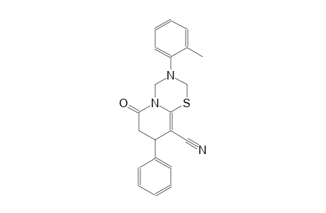 2H,6H-pyrido[2,1-b][1,3,5]thiadiazine-9-carbonitrile, 3,4,7,8-tetrahydro-3-(2-methylphenyl)-6-oxo-8-phenyl-