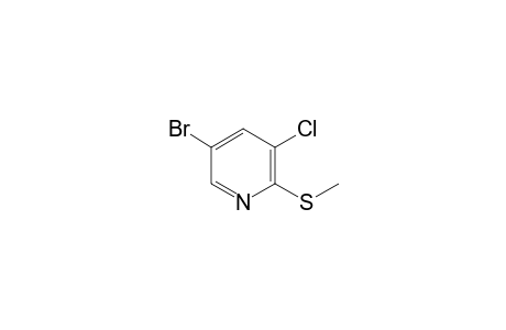 5-bromo-3-chloro-2-(methylthio)pyridine