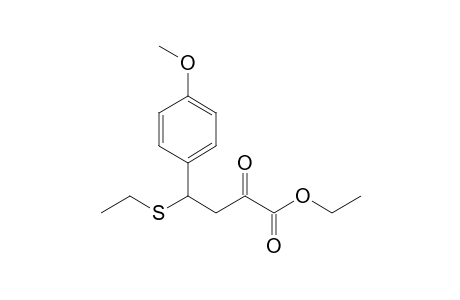 Ethyl 4-(ethylthio)-2-oxo-4-(4-methoxyphenyl)-butanoate
