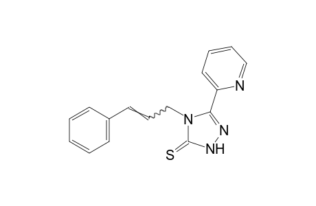 4-cinnamyl-3-(2-pyridyl)-delta square-1,2,4-triazoline-5-thione