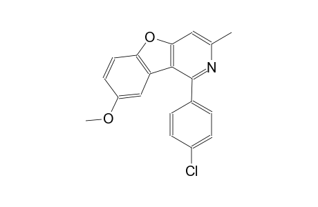 1-(4-chlorophenyl)-3-methyl[1]benzofuro[3,2-c]pyridin-8-yl methyl ether