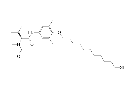 3,5-Dimethyl-4-[11'-(hydrothia)undecyloxy]-1-{[N-formyl-N-methyl>amino)](isopropylmethyl)carbonyl]amino}-benzene