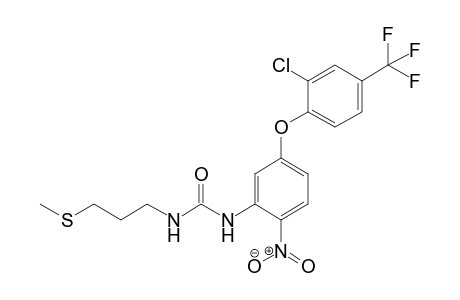 Urea, N-[5-[2-chloro-4-(trifluoromethyl)phenoxy]-2-nitrophenyl]-N'-[3-(methylthio)propyl]-