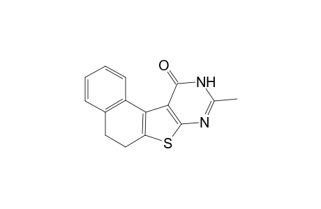 9-Methyl-5,6,10-trihydronaphtho[1,2 :4,5]-thieno[2,3-d]pyrimidin-11-one