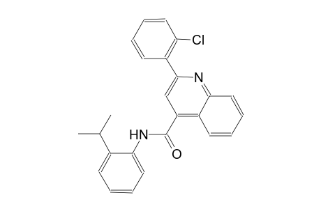 2-(2-chlorophenyl)-N-(2-isopropylphenyl)-4-quinolinecarboxamide