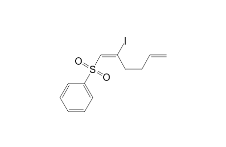 (E)-2-Iodo-1-(phenylsulfonyl)-1,5-hexadiene