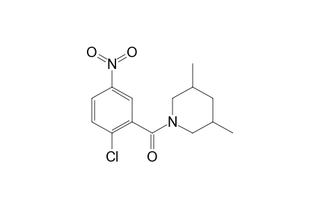 1-(2-Chloro-5-nitrobenzoyl)-3,5-dimethylpiperidine