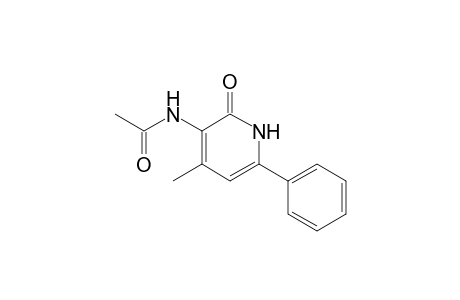 3-Acetamido-4-methyl-6-phenyl-2(1H)-pyridone