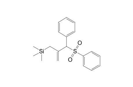 3-Phenyl-3-(phenylsulfonyl)-2-[(trimethylsilyl)methyl]-1-propene