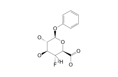 PHENYL-4-DEOXY-4-FLUORO-4-[(2)H]-BETA-D-GLUCOPYRANOSIDURONIC-ACID