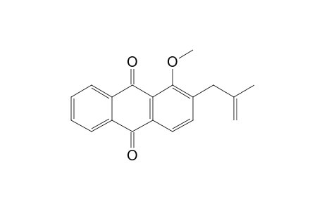 1-Methoxy-2-(2'-methylprop-2'-enyl)anthraquinone