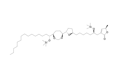 4,18-Trimethylsilyl-14,17-formaldehyde acetal derivative gigantetrocin A
