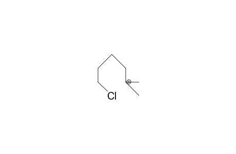 2-Methyl-6-chloro-hexane-2-onium cation