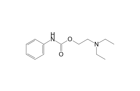 carbanilic acid, 2-(diethylamino)ethyl ester