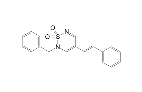 2-Benzyl-4-(.beta.styryl)-1,2,6-thiadiazine - 1,1-dioxide