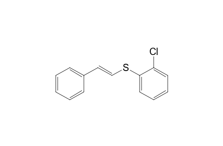 (E)-(2-chlorophenyl)(styryl)sulfane