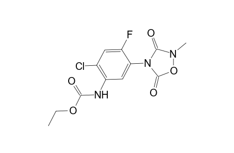 2-Methyl-4-(4'-chloro-2'-fluoro-5'-ethoxycarbamidophenyl)-1,2,4-oxadiazolidine-3,5-dione