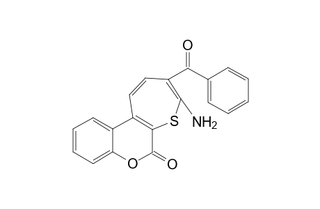 8-Amino-9-benzoyl-5-oxa-7-thia-cyclohepta[a]naphthalen-6-one