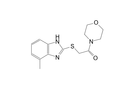 Ethanone, 2-(4-methyl-2-benzimidazolylthio)-1-(4-morpholyl)-