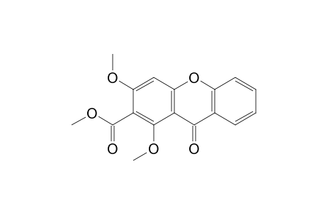 9H-Xanthene-2-carboxylic acid, 1,3-dimethoxy-9-oxo-, methyl ester