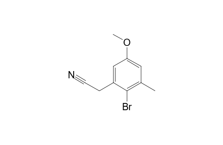 2-(2-bromo-5-methoxy-3-methylphenyl)acetonitrile