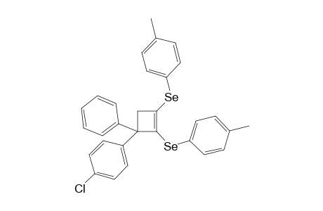 3-(p-Chlorophenyl)-3-phenyl-1,2-bis[(p'-methylphenyl)selanyl]-cyclobut-1-ene