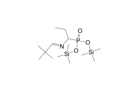 Phosphonic acid, [1-[(2,2-dimethylpropylidene)amino]propyl]-, bis(trimethylsilyl) ester