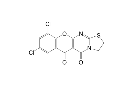 8,10-dichloro-2,3-dihydro-5H,6H-chromeno[2,3-d][1,3]thiazolo[3,2-a]pyrimidine-5,6-dione